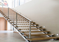 Kavisli Paslanmaz Çelik Korkuluk / İç Metal Merdiven Korkuluk İyi Yatay Yük Dayanımı Tedarikçi